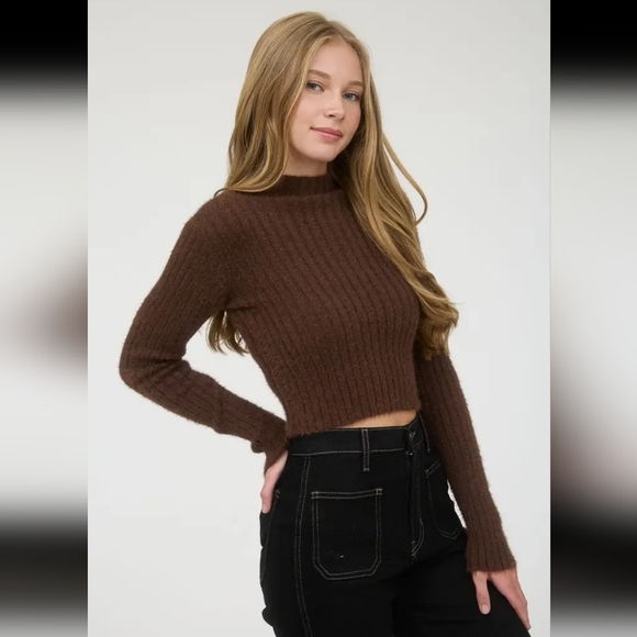 the workshop Sweaters - 🧸 Chocolate Fuzzy Soft Sweater